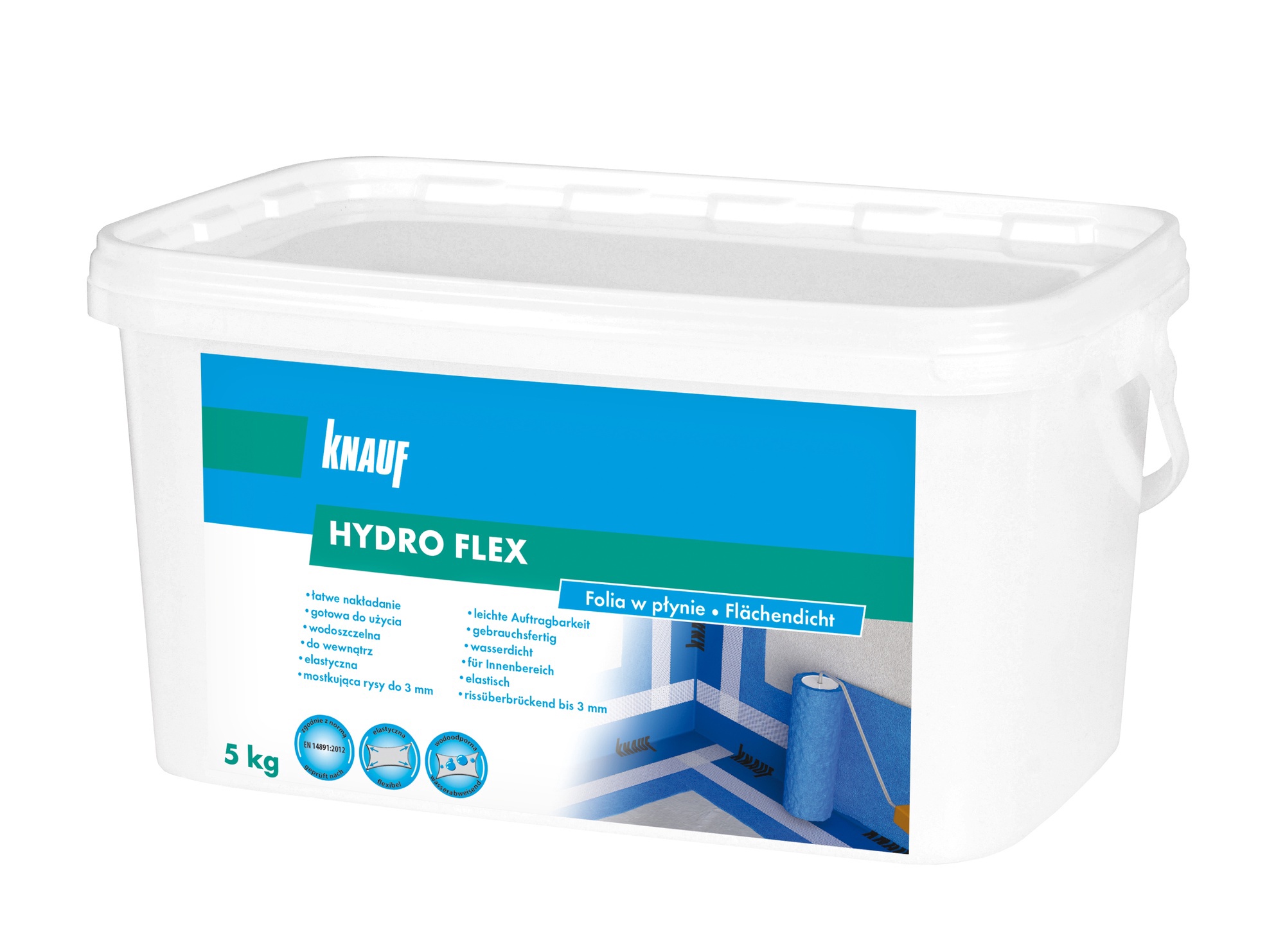 Teptinė hidroizoliacija Knauf FLÄCHENDICHT 5,0kg Teptinė hidroizoliacija Knauf FLÄCHENDICHT 5,0kg